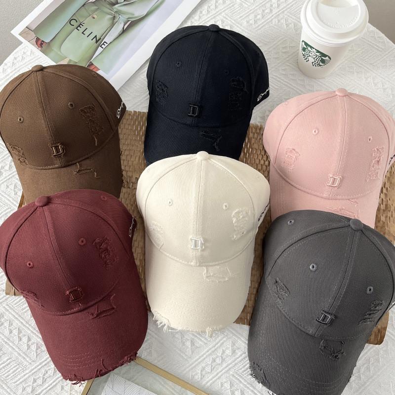 Baseball Cap For Women Men With Embroidered Letters Sun Protection Adjustable Summer Style