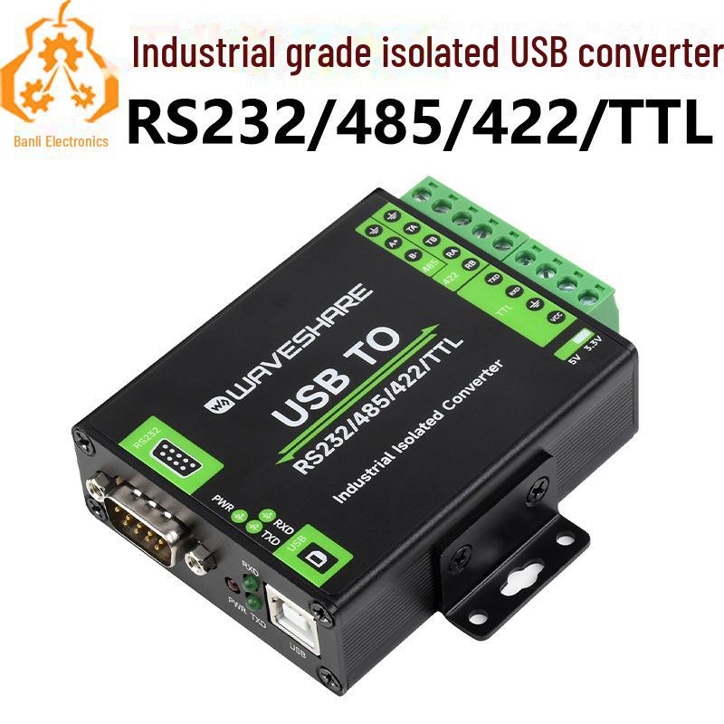 

Industrial Multi-Function USB to RS232/485/422/TTL Serial Converter FT4232HL