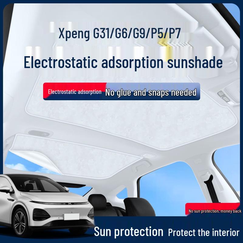 

XPeng M03/G3I/G6/G9/P5/P7+ Sunroof Electrostatic Sunshade for Heat Insulation and Sun Protection XPeng M03 [2024]