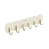 Wall Mounted Six Rows Hooks Heavy Duty Kitchen Storage Hook Towels Robe Hook  Home Organization
