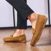 Men Loafers Shoes Spring autumn Fashion Boat Footwear Man Brand genuine Leather Moccasins slip on Men Shoes Men's Casual Shoes