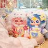 Original Baby Three 400% Gute Nacht Baby Serie Vinyl Kawaii Rosa Blau Anime Figur Dekoration Sammlerstück Geschenke für Freunde