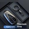 Titanium Gray For Changan Cs35 Plus Cs75Plus Cs55Plus Eado Uni-T Oushang X5 X7 Ev 5 Button Remote Car Key Case Cover Fob Holder