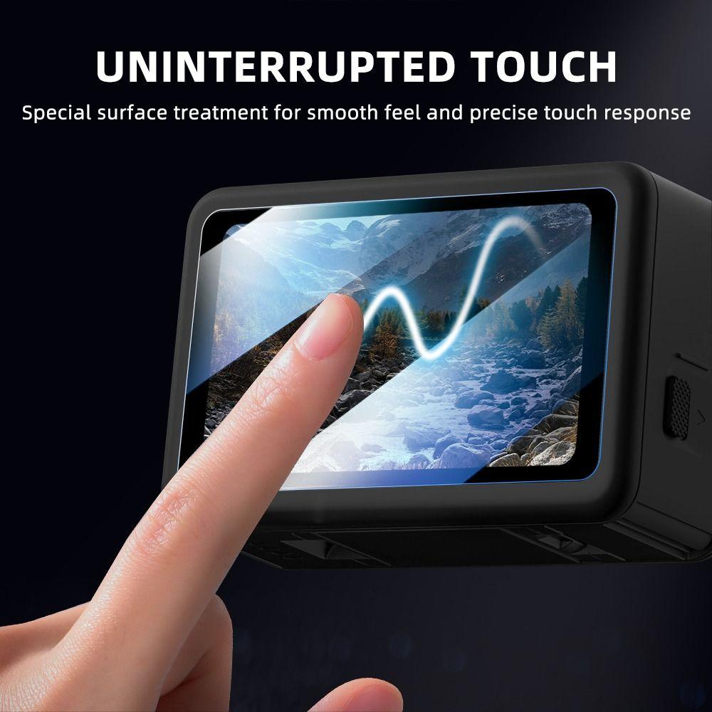2Sets Tempered Glass Screen Protector Lnes Films for DJI Osmo Action 6 Action Camera Accessories