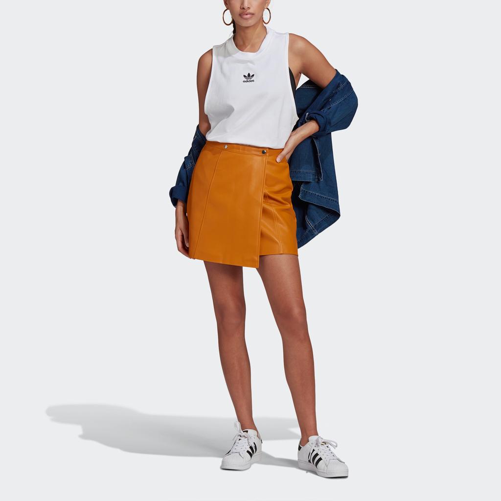adidas Originals Essential Tank Tops Women's White Crew Neck Moderate Other GN2888