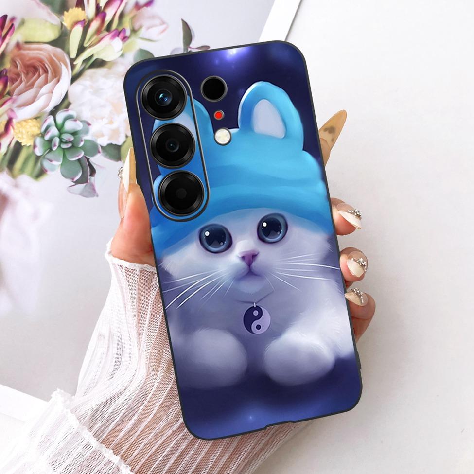 For Tecno CN5 Case For Tecno Camon 50 4G Cover Fashion Butterfly Cute Cat Cool Painted Soft Phone Casing For Techno Camon50 4G