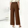 Women's Soft And Flowing High-Waisted Cropped Pants
