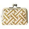 Olympus Kogin Embroidery Easily Create Finishes with This Clasp Purse Kit Pattern X Coin Kit Professional-Level (Saaya Purse, G81)