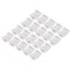 20pcs 2 Pin LED Strip Connectors COB Solderless LED Connectors Strip to Wire Adapter  For Office