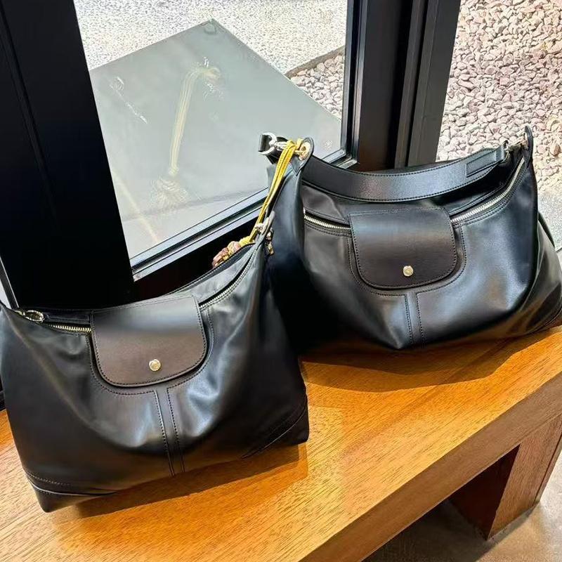 

Luxury Brand Genuine Leather Women Shoulder Bags Spring Fashion Underarm Bags Women Casual Solid Cowhide Bags Woman 33x11x22CM