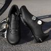Unisex Cycling Shoes with Double Buckle and Lock, Hard Rubber Sole for Road and Mountain Biking