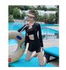 Women's Split Swimsuit Set: Long Sleeve & Pants, Warm, Quick-Dry, Sun Protection, Plus Size, Ideal for Diving, Surfing & Snorkeling.