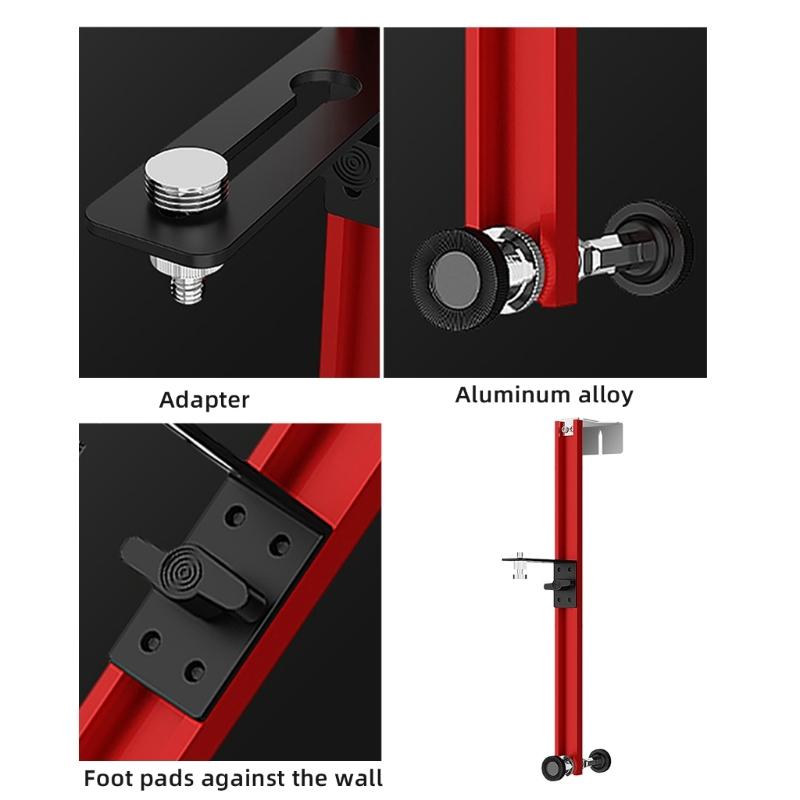 Soporte Colgante para Nivel Láser Soporte Elevador para Láser Soporte de Montaje en Pared para Nivel Piezas de Repuesto Fácil de Instalar