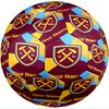 West Ham United FC Fashion Size 5 Football Wearproof Non‑Slip Soccer Ball For Sports Training Entertainment Use