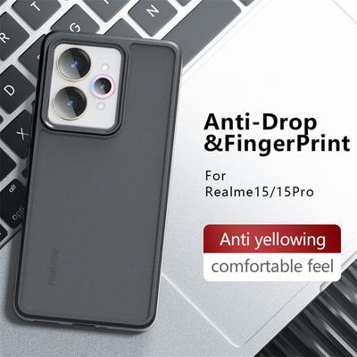 Translucent Matte Case For Realme 15 5G Anti-knock Matte PC Full Back Cover For Realme 15 Pro Case For Realme 15 Case 6.8 Inch