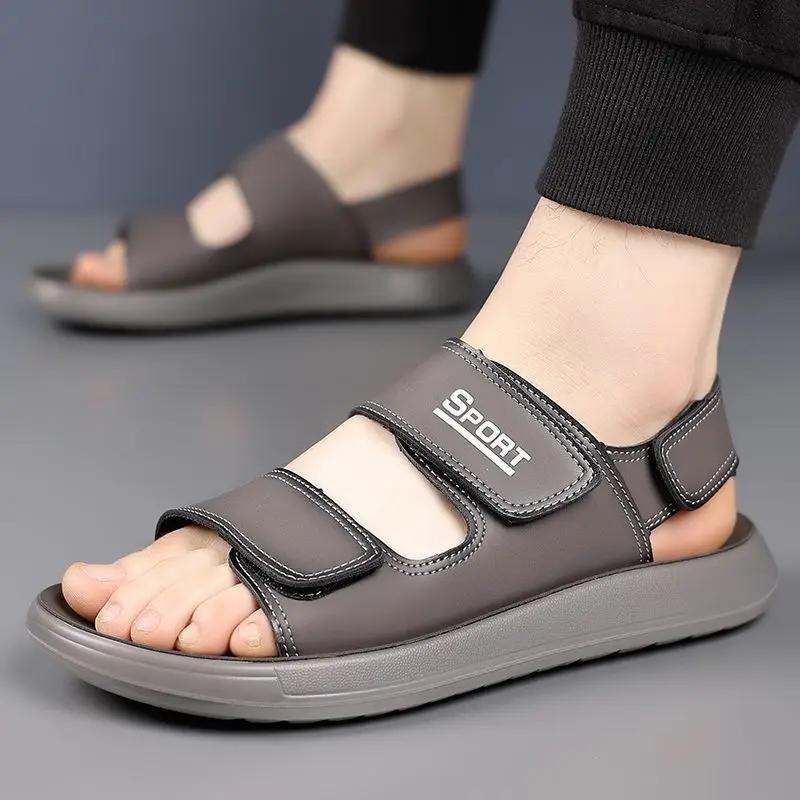 Fashion Beach Men's Sandal Non-slip Buy Daily Use in Welcome Deal Number 41 Adult Wholesale Summer Sale Cheap Liquidation 39 Male Shoe