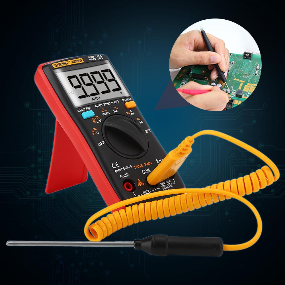 ANENG AN8009 Digital Multimeter Auto Range 9999 RMS AC//DC Spannung Tester Meter