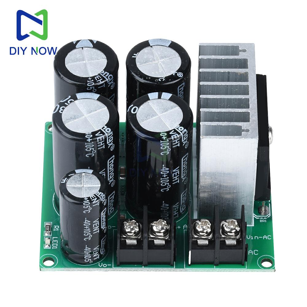 Ac 35V/50V 10A Single Power Supply Module Rectifier Filter Board Unregulated Power Supply Board 3300uf/4700uf Suitable For Audio