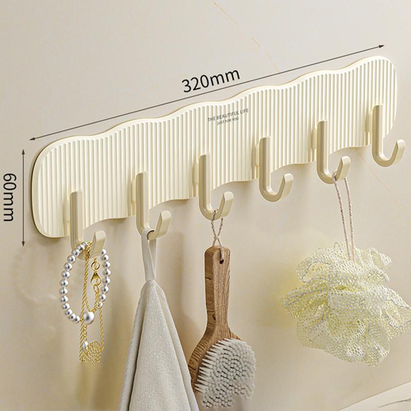 Door Hanging Hook Multi Row Dormitory With Strong Adhesive Walls Kitchen And Bathroom With No Drilling Hooks Home Organization
