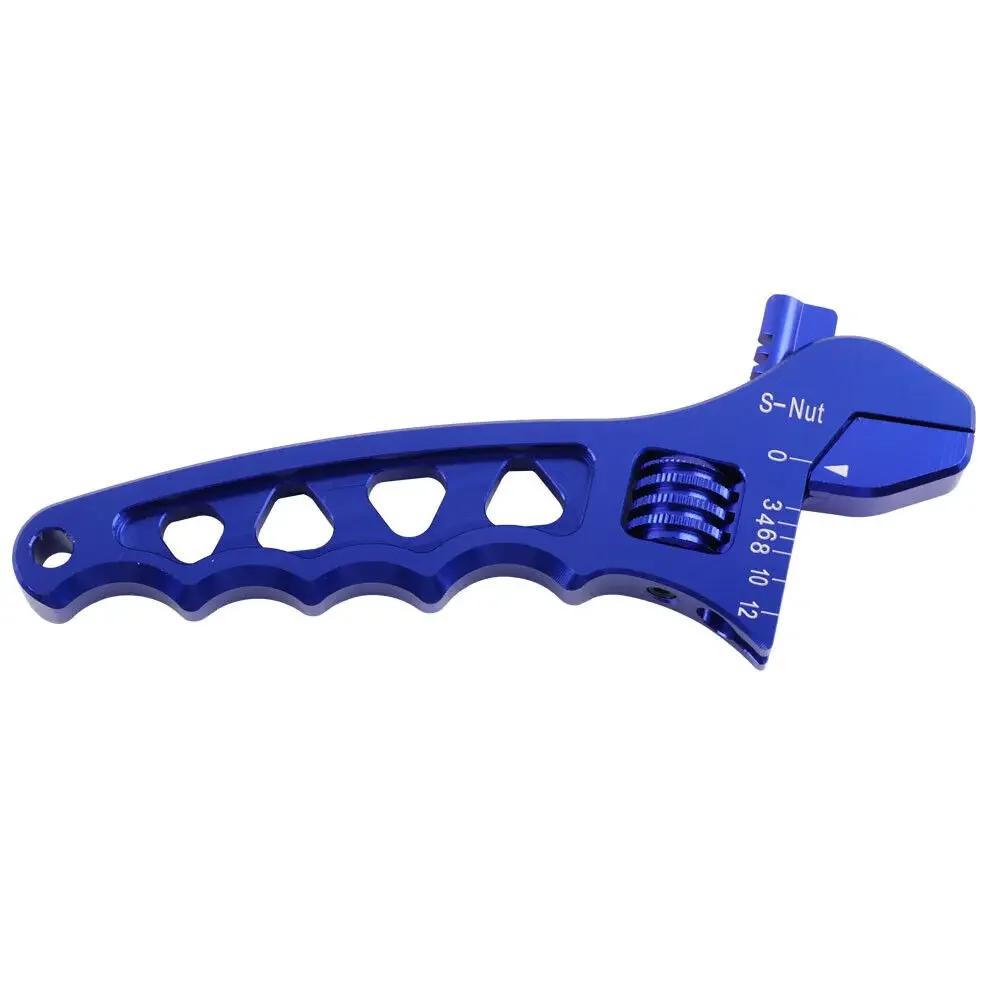 Adjustable Wrench AN 3 4 6 8 10 12 Aluminum WRENCH HOSE Fitting Tool Aluminum Spanner AN3-AN12
