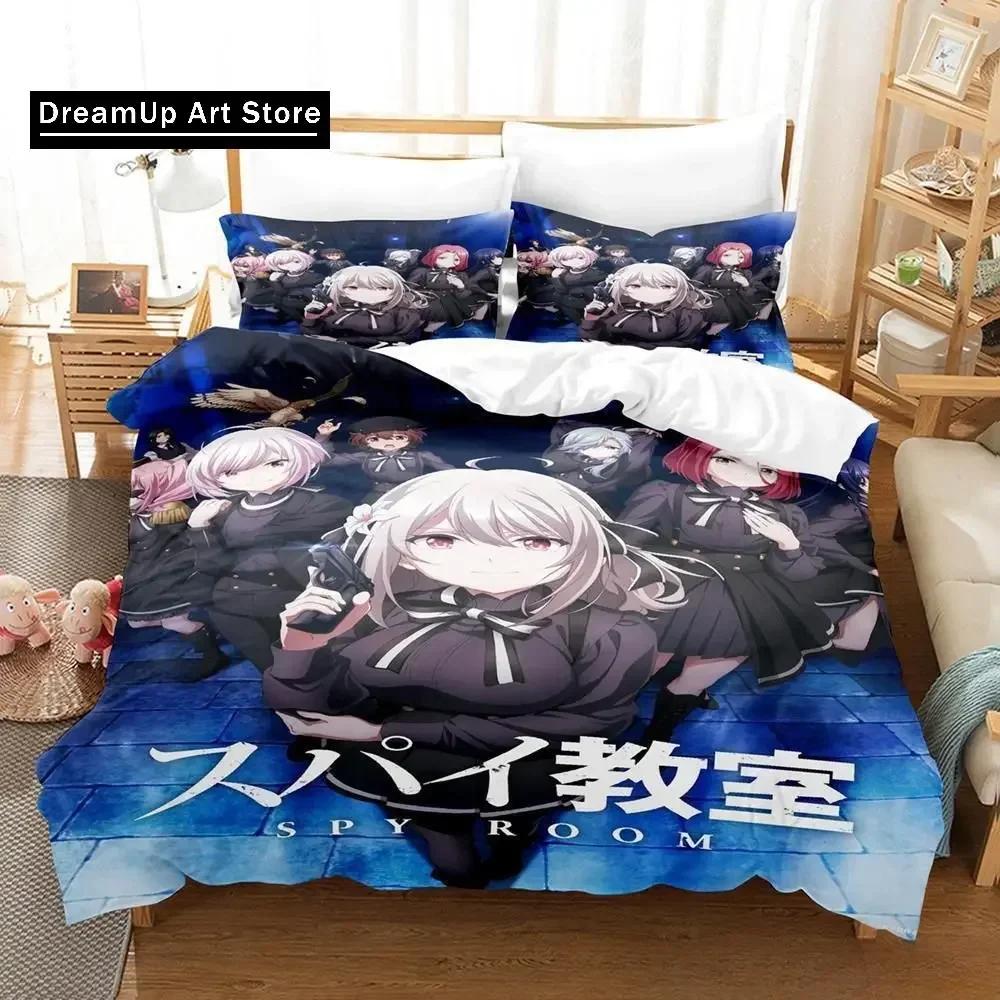 Spy Classroom Bedding Set Single Twin Full Queen King Size Bed Set Adult Kid Bedroom Duvet cover Sets 3D Anime Bed Sheet Set
