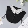 Vintage Detachable Cotton Lapel Blouse Top Clothes Accessories False Tie Shirt Fake Collar