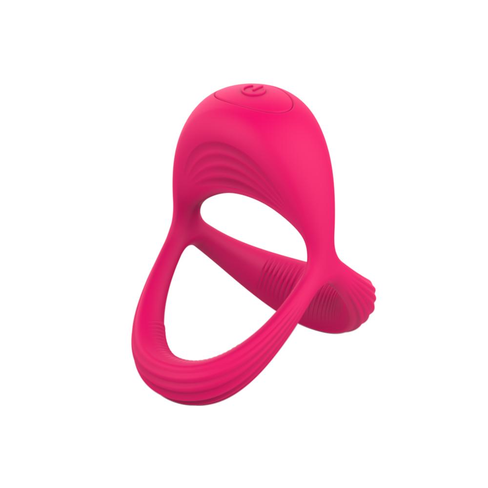 Vibrating Cock Ring Male Vibrator Penis Ring Delay Ejaculation Cockring Perineum Stimulator Sex Toys for Men Adult Goods 18+