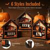 Layered Structure Halloween Haunted House Decoration  Tabletop Halloween Decor