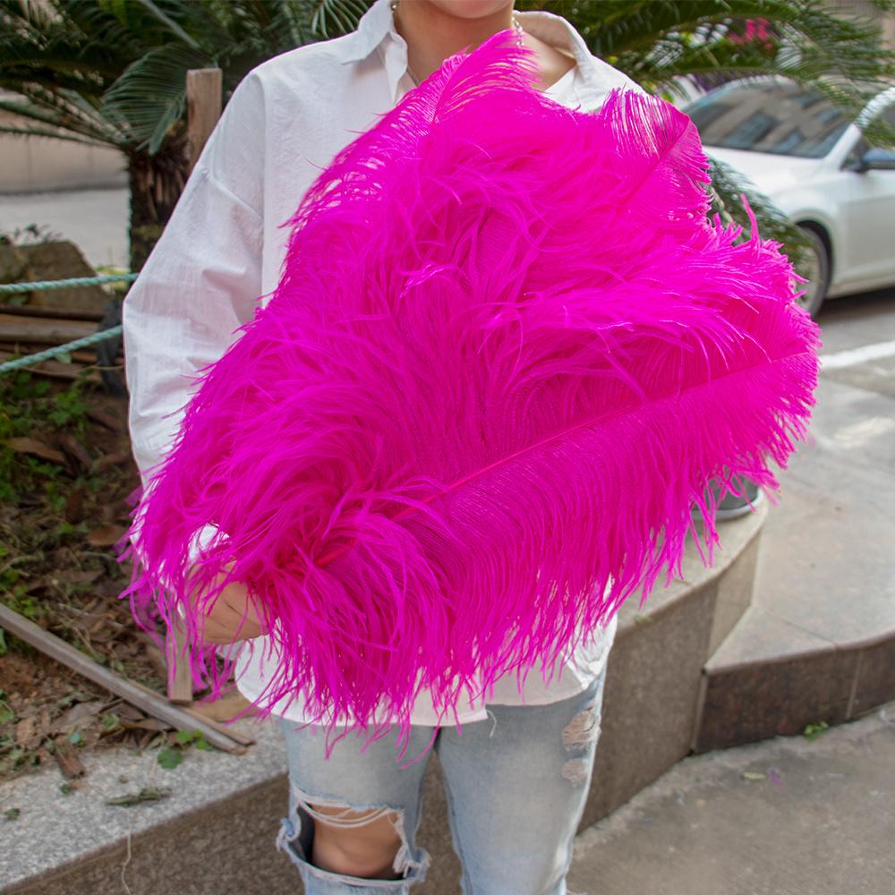 10Pcs Golden Yellow Ostrich Feather 15-50cm Loose Plumes Perfect for DIY Crafts Wedding Table Centerpieces Decoration Accessory