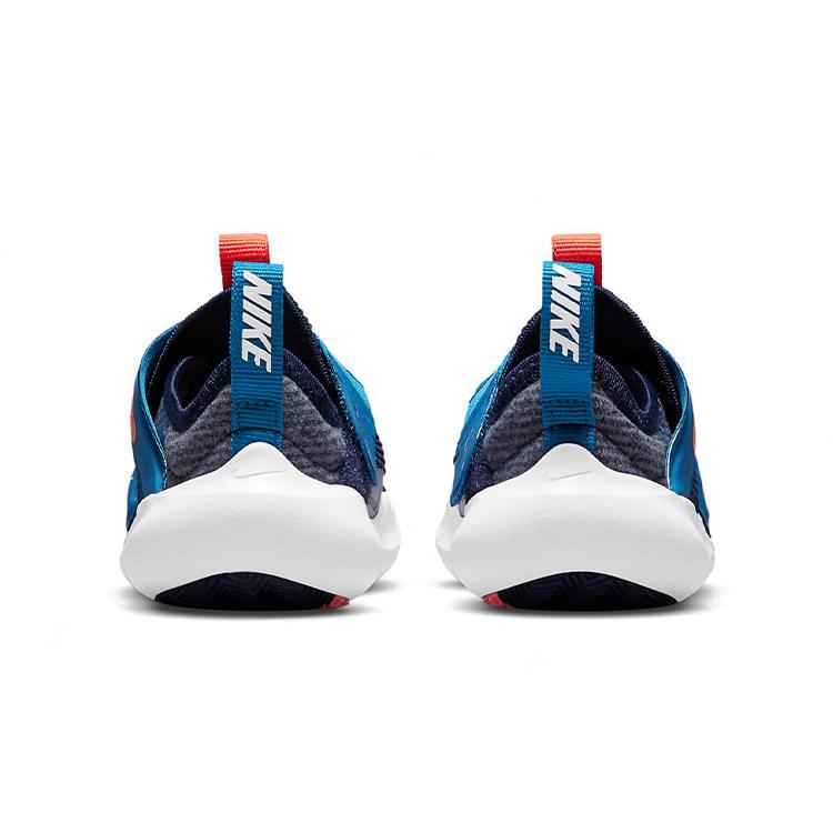 Nike Flex Advance Hook and loop Low top Running Shoes Blue Orange Infant And Toddler DB3539-400