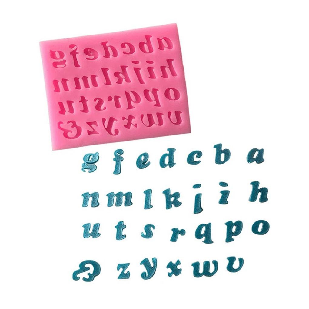 Sugar Craft Letter Number Silicone Mold Fondant Chocolate Mold Cake Decoratin NE