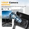 7" Wireless Reverse Camera System HD Night Vision Rear View Monitor for Truck RV Bus Trailer Excavator 12V-24V Backup Camera