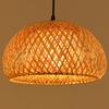 Hand-woven Lamp Shade Bamboo Pastoral Natural Lamp Hanging Cover Home Decor