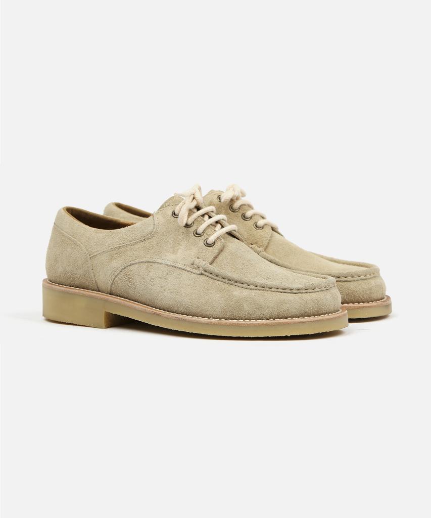 Custommood Riyadh Suede Derby Shoes (Send Beige)