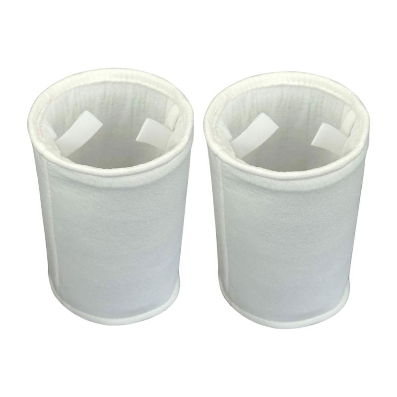 

2PCS Pool Spa Filter Bags Multipurpose Filter Bags Nonwoven Fabric Texture Suitable for High Efficiency Filtrations 1