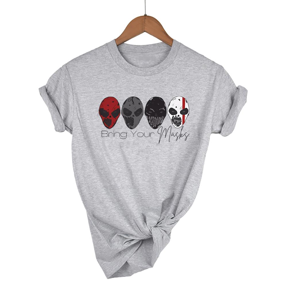 

Футболка Bring Your Masks Футболка Devils Night Series Футболка Пенелопа Дуглас Футболка Чотири вершники Графічна футболка Топ для любителів книг L