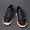 Fashion Men Casual Shoes Outdoor Lace Up Fashion Leather Shoe Outdoor Shoes Zapatos Casuales Hombres Oxfords Men Leather Shoes