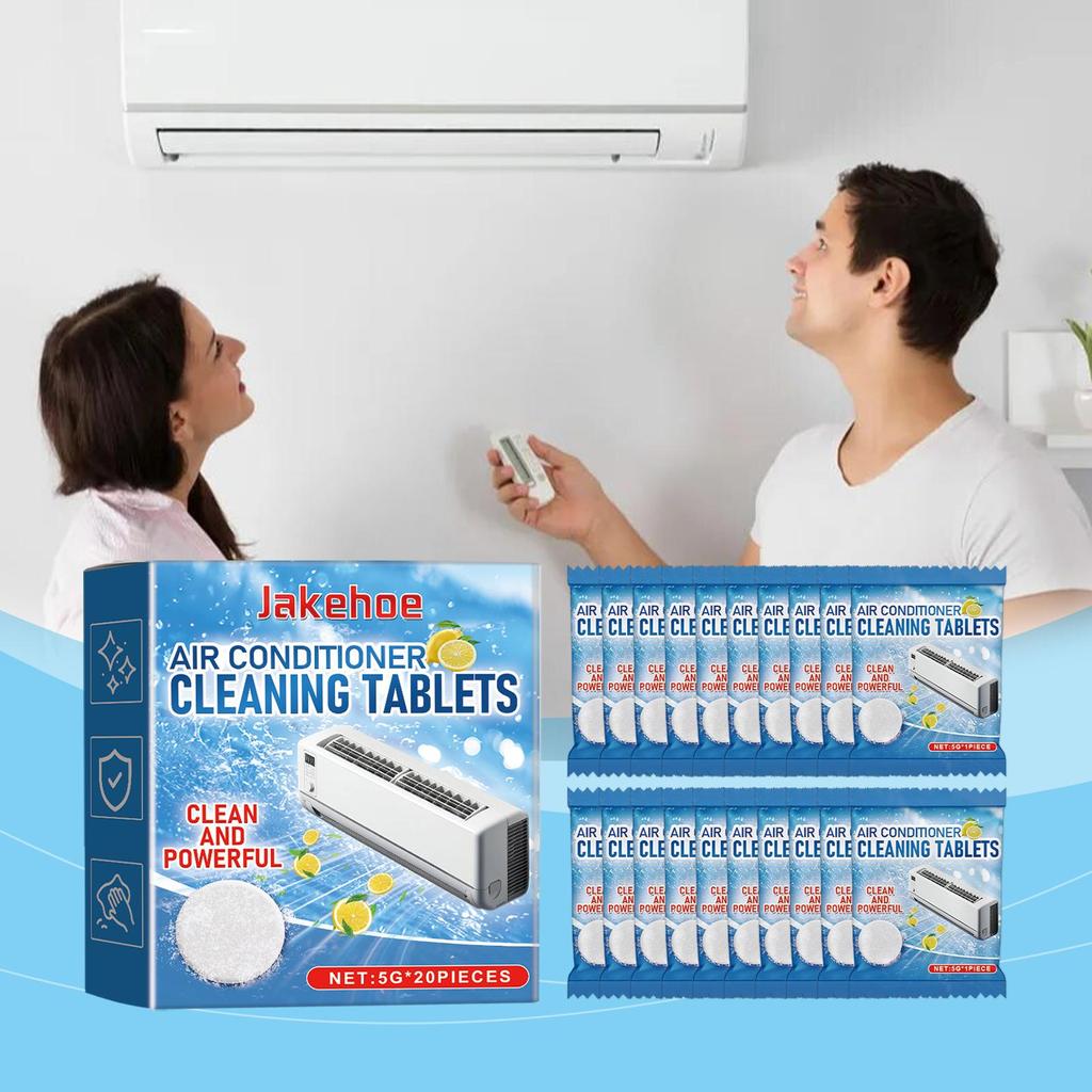 Jakehoe Klima Temizleme Tabletleri Ev Tipi Klima Filtresi Asılı Ünite Derin Temizleme Toz ve Koku Giderme