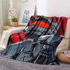 Master Chief  Print Flannel Blanket, High Quality Comfortable for All Seasons, Home Decor, Warmth and Comfort