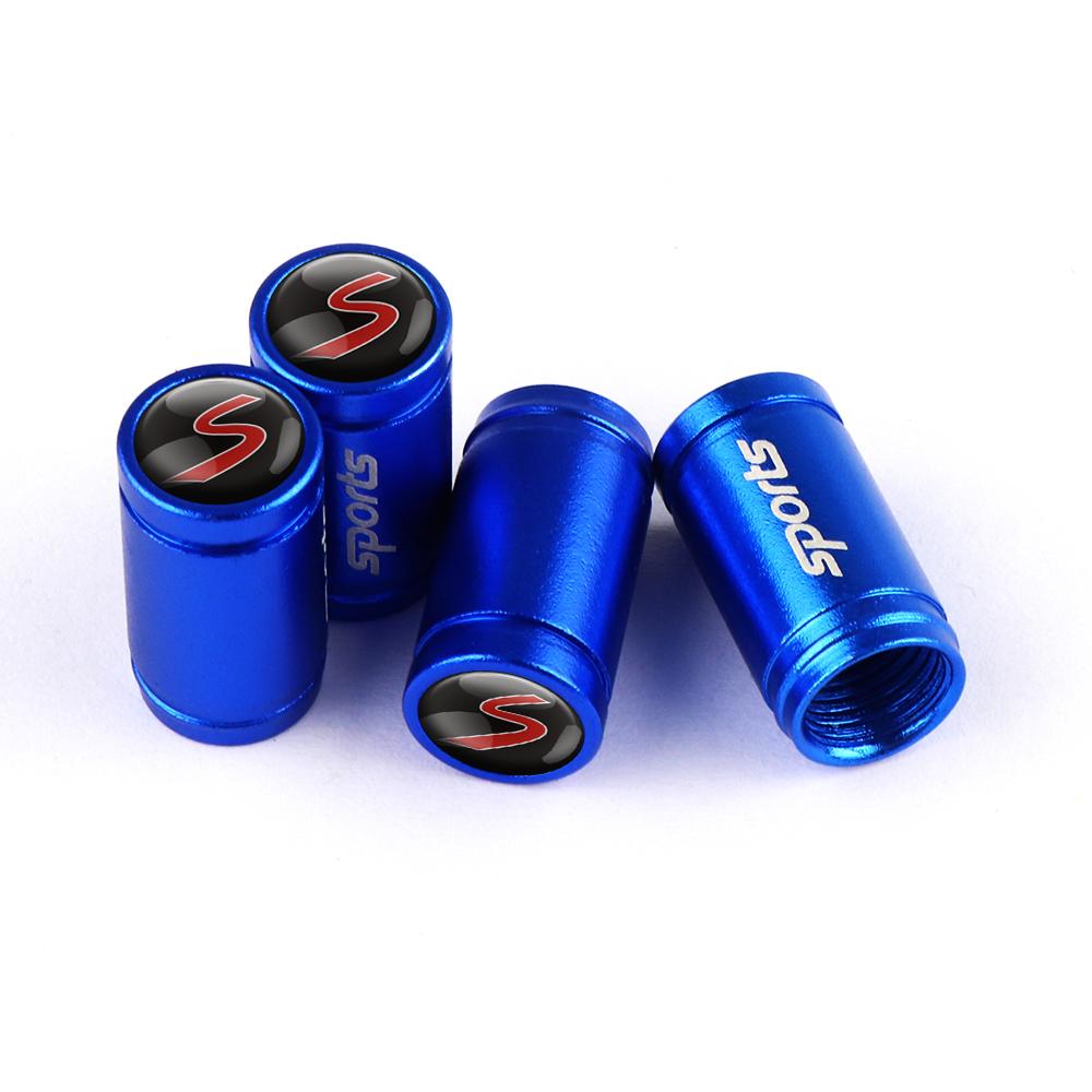 4Pcs Car Styling Wheel Tire Valve Caps Stem Case Auto Exterior Accessories For MINI Cooper JCW WORKS R55 R56 F55 F56 R57 R58 R59 Hvmqy88