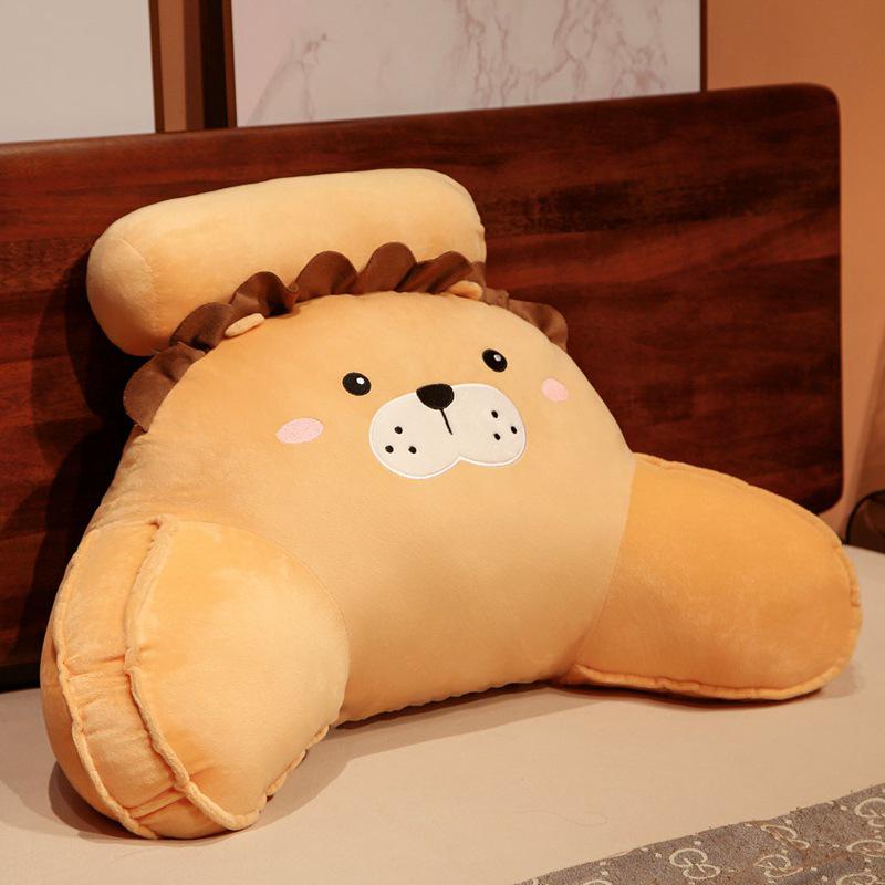 Ice Bean Latex Large Soft Backrest Pillow for Bed – Dormitory Reading & Lumbar Support