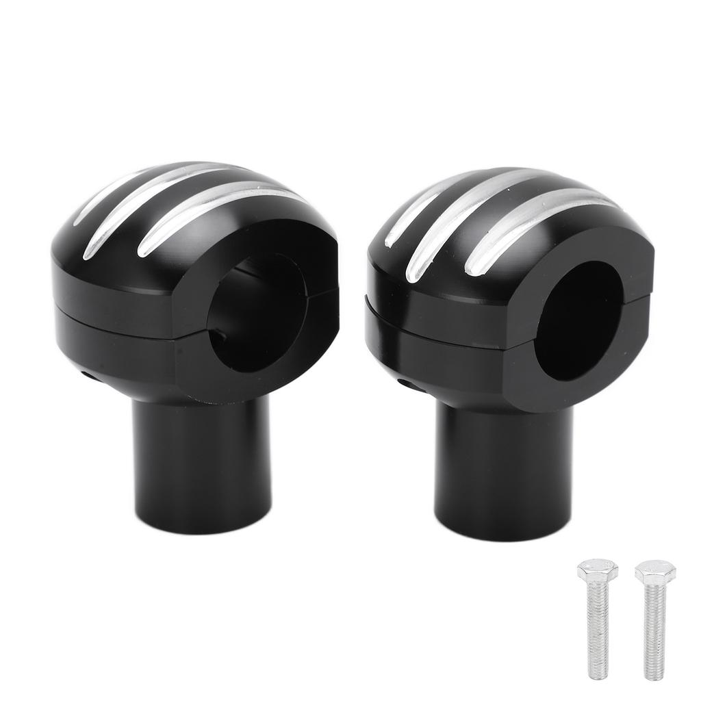 Motorsykkelstyrestigning 25mm CNC Universal Motorsykkelstyreklemme rundt hode med stripe