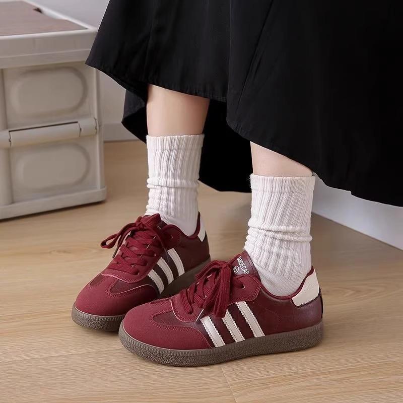 Retro German training shoes women's 2025 new spring and autumn popular flat shoes casual board shoes versatile sports Forrest Gump shoes