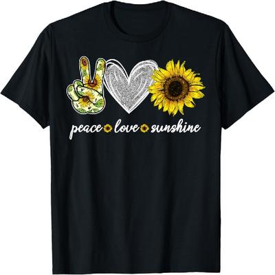 Hippie Sunflower Lover Gifts T-Shirt