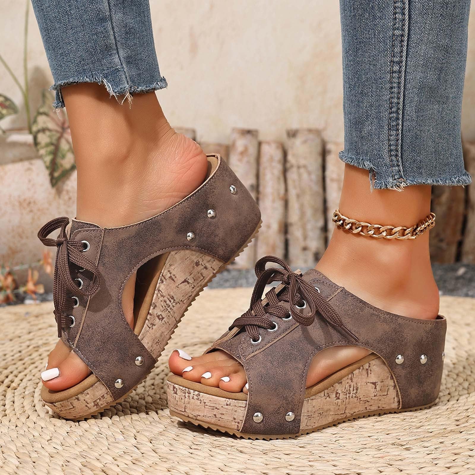

Большие, повседневные и удобные, с увеличенной высотой и толстой подошвой, пляжные шлепанцы с открытым носом (рыбий рот) 37 коричневый