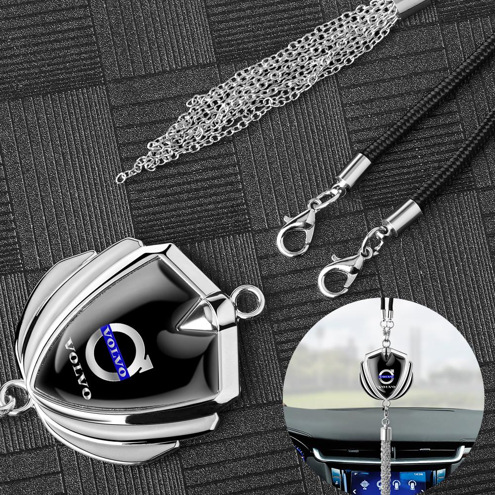 1pcs Car Pendant Decoration Rearview Mirror Hanging Ornament for Volvo V50 S80 XC60 V90 XC90 S60 C40 V40 S80 RDESIGN V90 S90 S40