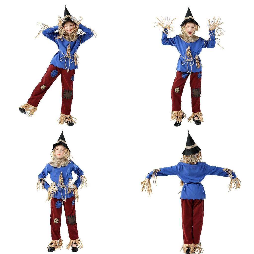 Halloween Costume Children Cosplay Wizard Of Oz Lion Tamer Plush Velvet For Kids