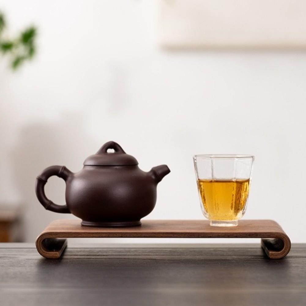 Vintage Walnut Tea Tray Black Walnut Coffee Table Tray Simple Desktop Display Rack  Hotel