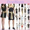 Deluxe Men Egyptian King Costume Majestic Arabian Prince Outfit For Halloween Parties**