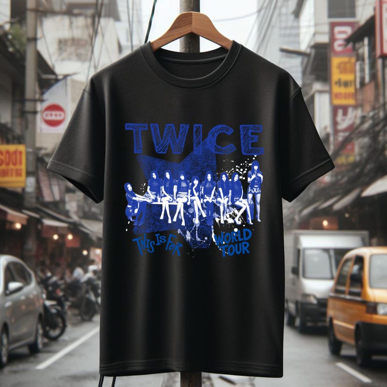 

Retro Twice This is for World Tour Part 2 T-shirt, Twice Shirt, Twice This is for Sweatshirt, Twice World Tour 2026, Twice Members Shirt - M бежевий